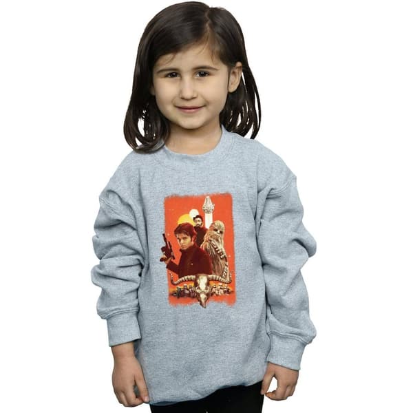 Star Wars Girls Solo Trio Paint Sweatshirt