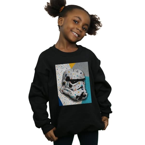 Star Wars Girls Stormtrooper Pattern Helmet Sweatshirt