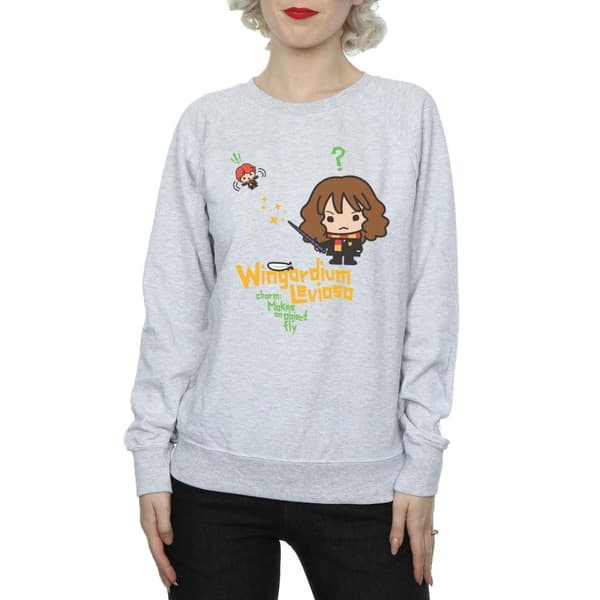 Harry Potter Womens/Ladies Hermione Granger Wingardium Leviosa Junior Sweatshirt