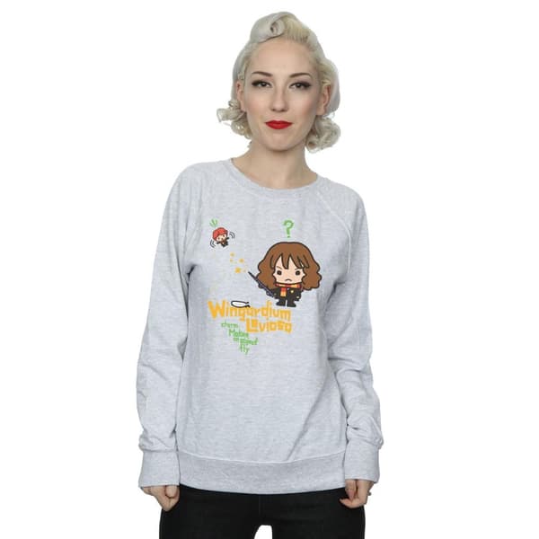 Harry Potter Womens/Ladies Hermione Granger Wingardium Leviosa Junior Sweatshirt