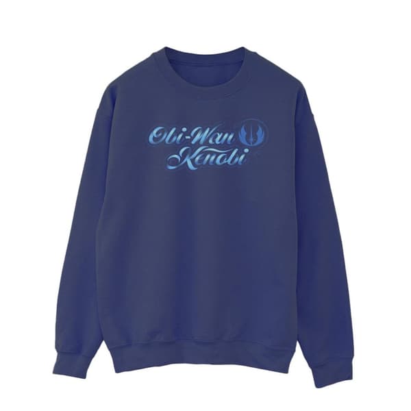 Star Wars Mens Obi-Wan Kenobi Ribbon Font Sweatshirt