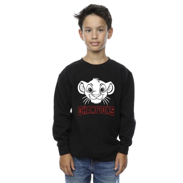 Disney Pojkar Lejonkungen Simba Face Champion Sweatshirt