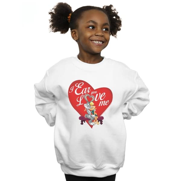 Looney Tunes Girls Bugs Bunny And Lola Valentine´s Day Love Me Sweatshirt