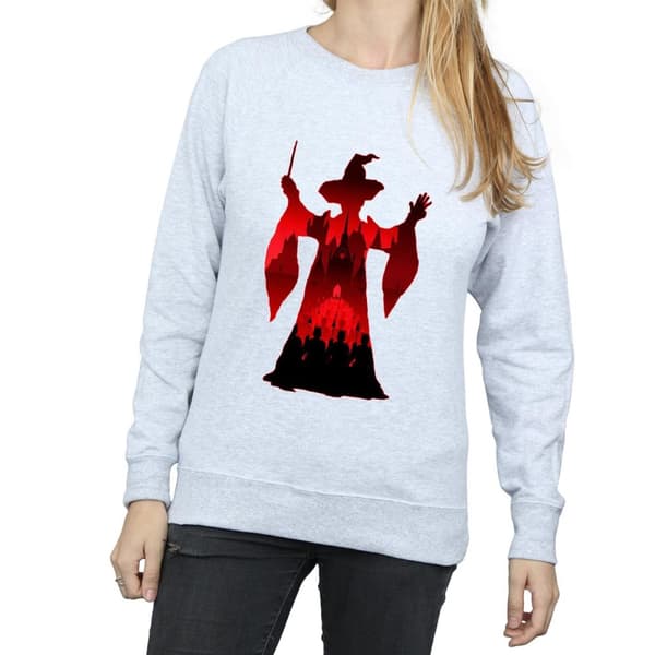 Harry Potter Womens/Ladies Minerva McGonagall Silhouette Sweatshirt