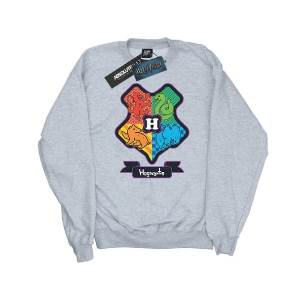 Harry Potter Womens/Ladies Hogwarts Junior Crest Sweatshirt