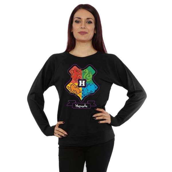 Harry Potter Womens/Ladies Hogwarts Junior Crest Sweatshirt