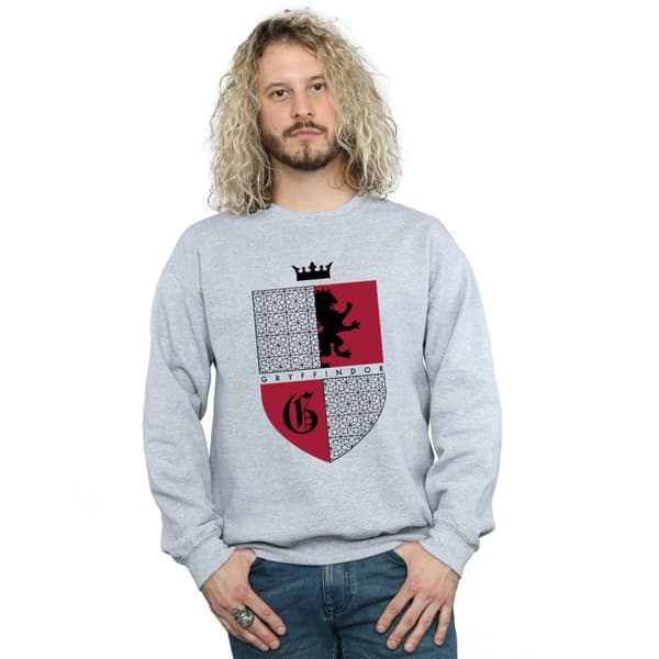 Harry Potter Mens Gryffindor Shield Sweatshirt