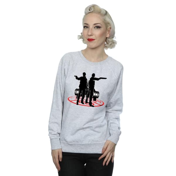 Supernatural Womens/Ladies Sam And Dean Silhouette Sweatshirt