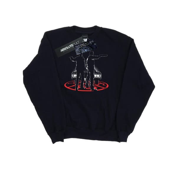 Supernatural Womens/Ladies Sam And Dean Silhouette Sweatshirt