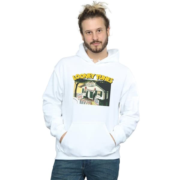 Looney Tunes Mens Elmer Fudd Welcome Easter Rabbit Hoodie