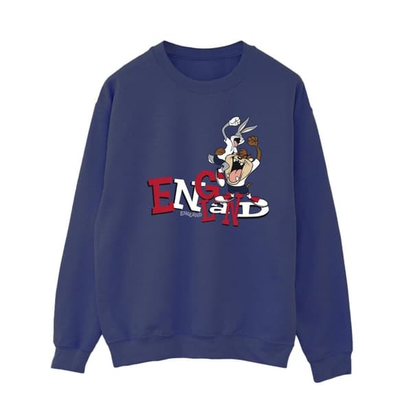 Looney Tunes Dam/Tjej Bugs & Taz England Sweatshirt