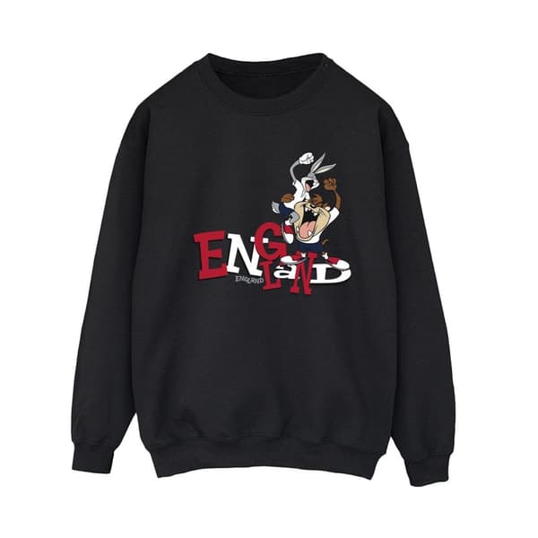 Looney Tunes Dam/Tjej Bugs & Taz England Sweatshirt