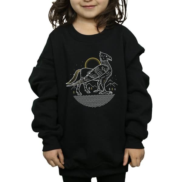 Harry Potter Girls Buckbeak Line Art Sweatshirt