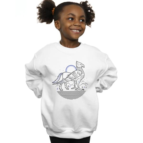 Harry Potter Girls Buckbeak Line Art Sweatshirt