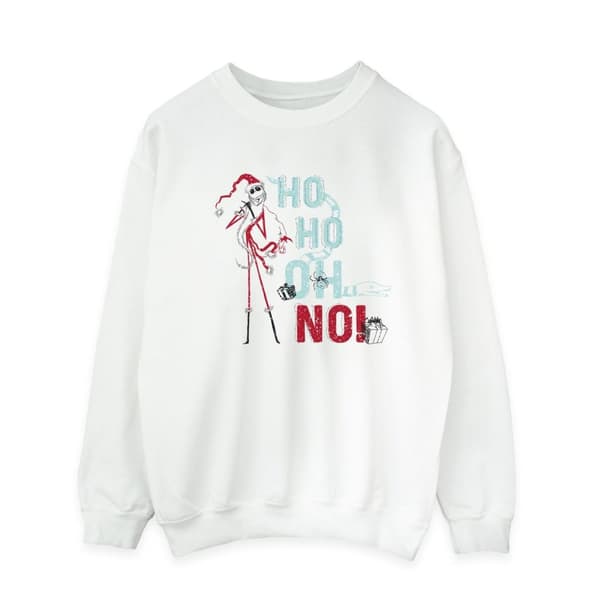 Disney Herr The Nightmare Before Christmas Ho Ho No Sweatshirt White 3XL