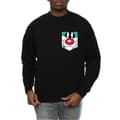 Miniatyrbild 3 av 5: Looney Tunes Sylvester Face Sweatshirt med fuskficka för herrar