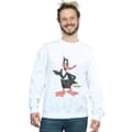 Miniatyrbillede 2 af 3: Looney Tunes Mens Daffy Duck Distressed Sweatshirt
