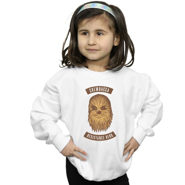 Star Wars: The Rise of Skywalker Star Wars The Rise Of Skywalker Chewbacca Resistance Hero Sweatshirt för flickor