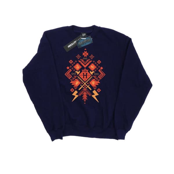 Harry Potter Womens/Ladies Christmas Fair Isle Sweatshirt