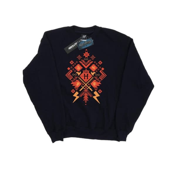 Harry Potter Womens/Ladies Christmas Fair Isle Sweatshirt