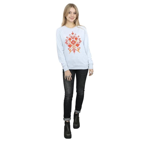 Harry Potter Womens/Ladies Christmas Fair Isle Sweatshirt