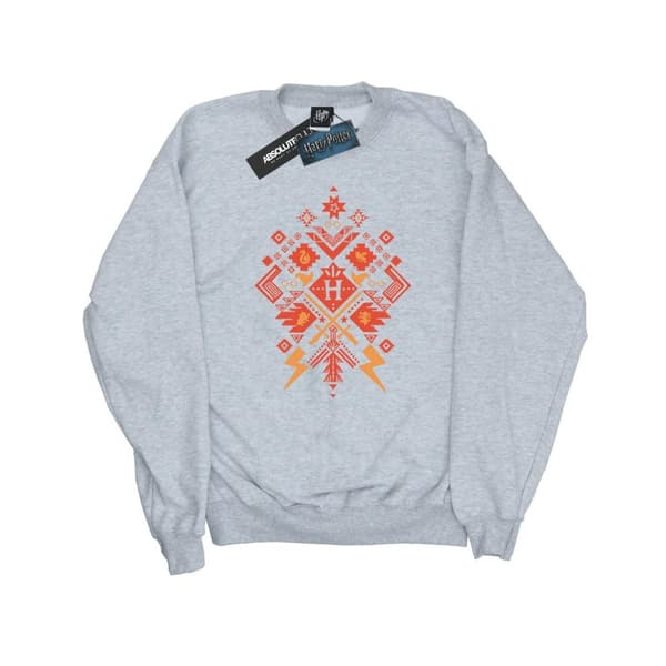 Harry Potter Womens/Ladies Christmas Fair Isle Sweatshirt