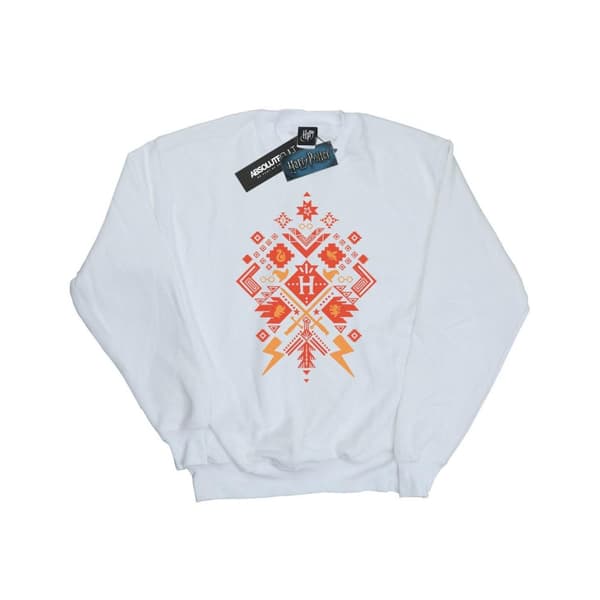 Harry Potter Womens/Ladies Christmas Fair Isle Sweatshirt