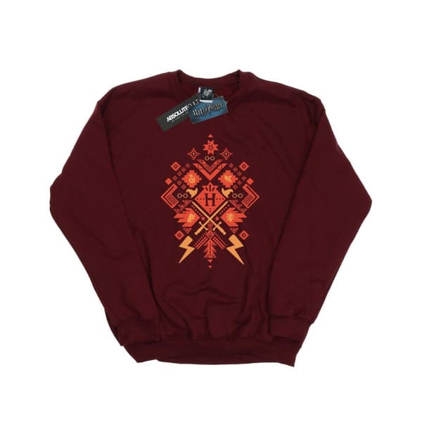 Harry Potter Womens/Ladies Christmas Fair Isle Sweatshirt