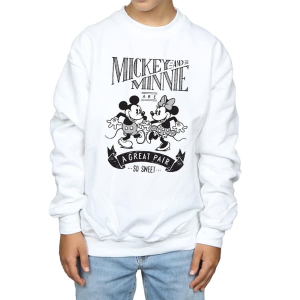 Disney Pojkar Musse och Mimmi Pigg Great Pair Sweatshirt