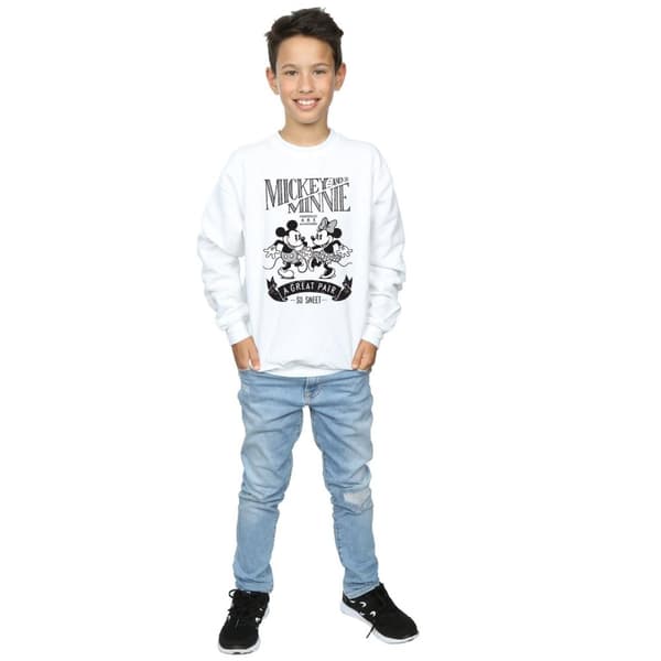 Disney Pojkar Musse och Mimmi Pigg Great Pair Sweatshirt