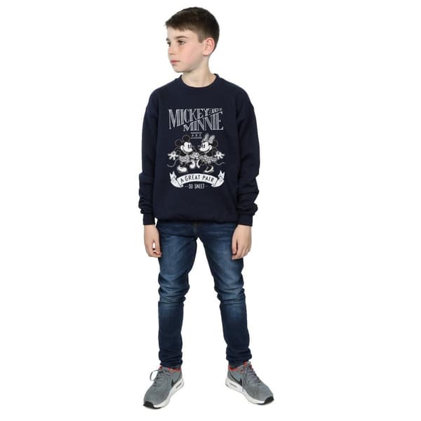 Disney Pojkar Musse och Mimmi Pigg Great Pair Sweatshirt