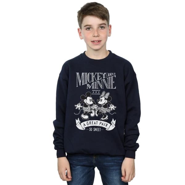 Disney Pojkar Musse och Mimmi Pigg Great Pair Sweatshirt