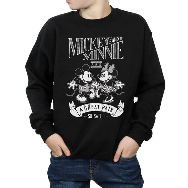 Disney Pojkar Musse och Mimmi Pigg Great Pair Sweatshirt