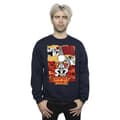 Miniatyrbilde 2 av 3: Looney Tunes Mens Bugs Rabbit Comic New Year Sweatshirt