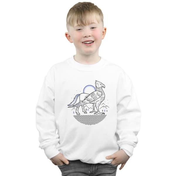 Harry Potter Boys Buckbeak Line Art Sweatshirt