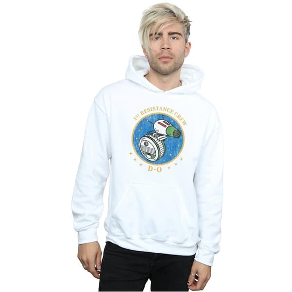 Star Wars: The Rise of Skywalker Mens Star Wars The Rise Of Skywalker D-O First Resistance Crew Hoodie