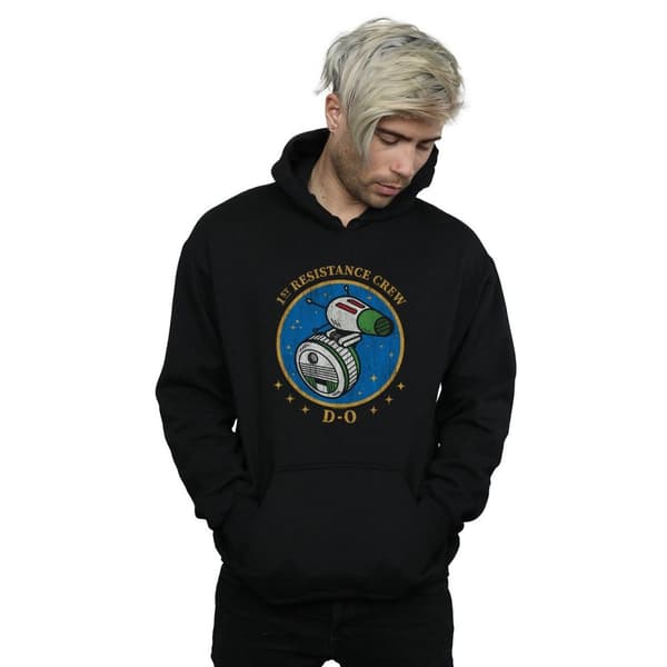 Star Wars: The Rise of Skywalker Mens Star Wars The Rise Of Skywalker D-O First Resistance Crew Hoodie