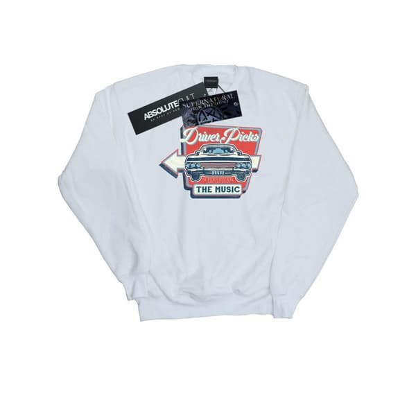 Supernatural Mens Driver Picks The Music Sweatshirt
