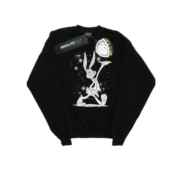 Looney Tunes Mens Bugs Bunny Let It Snow Sweatshirt