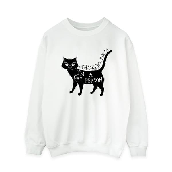 Disney Womens/Ladies Hocus Pocus A Cat Person Sweatshirt