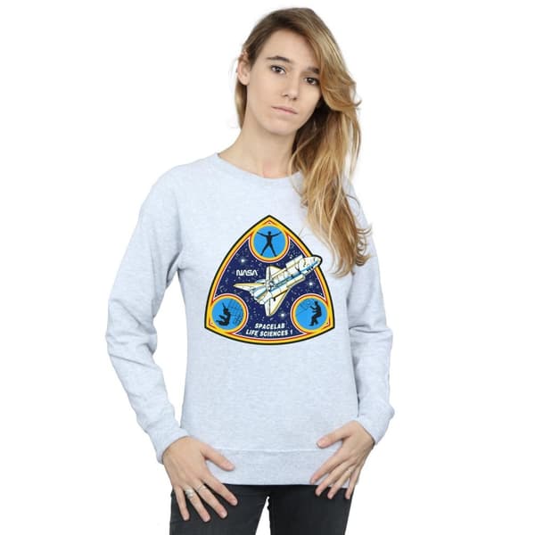 NASA Womens/Ladies Classic Spacelab Life Science Sweatshirt