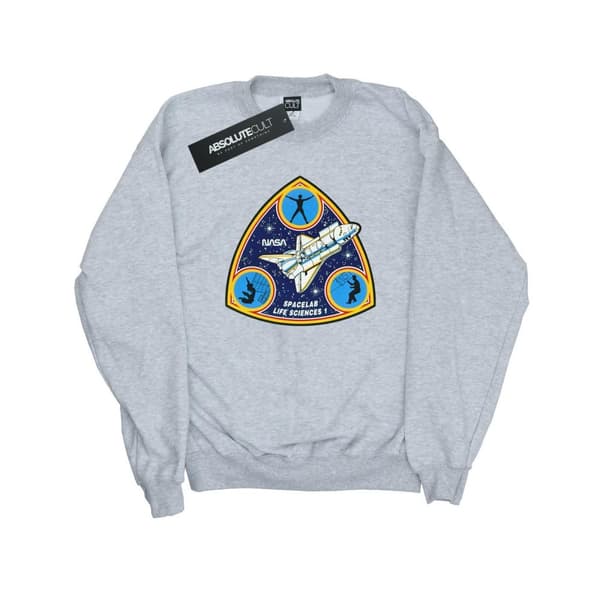 NASA Womens/Ladies Classic Spacelab Life Science Sweatshirt