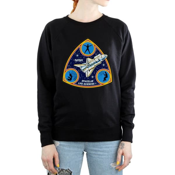 NASA Womens/Ladies Classic Spacelab Life Science Sweatshirt