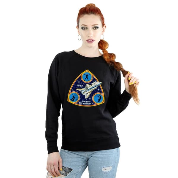 NASA Womens/Ladies Classic Spacelab Life Science Sweatshirt