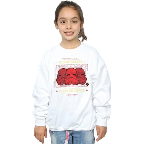 Star Wars Girls Stormtrooper Legion Grid Sweatshirt