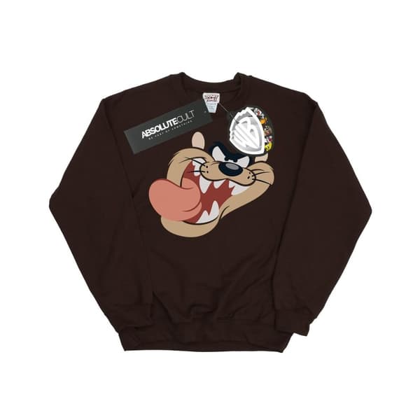 Looney Tunes Sweatshirt med ansikte av tasmansk djävul