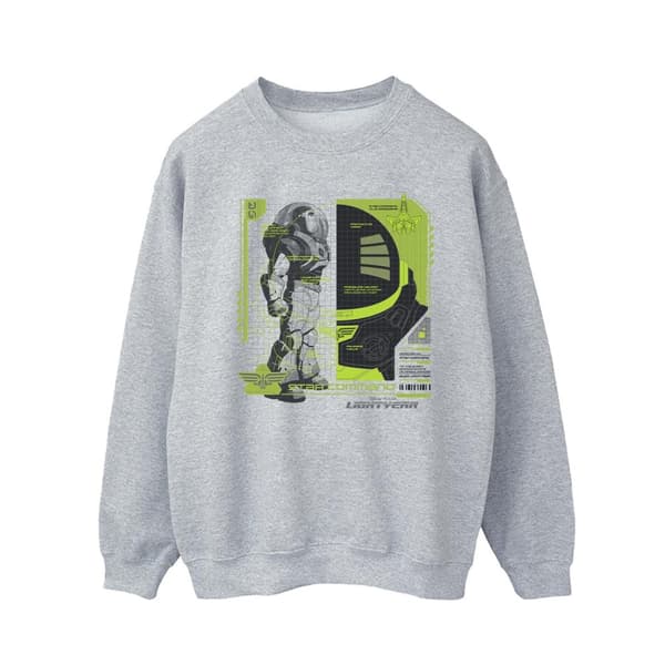 Disney Mens Lightyear Buzz Tech Panel Sweatshirt