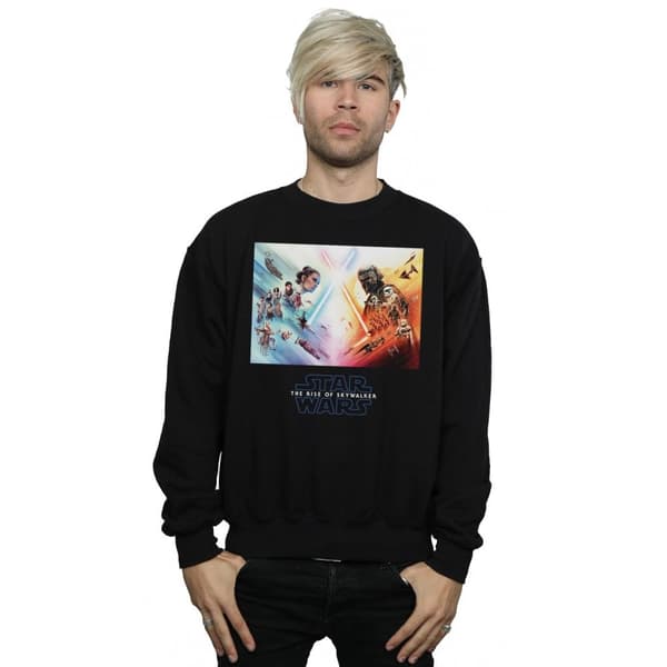 Star Wars: The Rise of Skywalker Mens Star Wars The Rise Of Skywalker Battle Poster Sweatshirt
