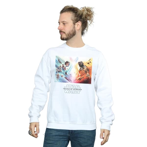 Star Wars: The Rise of Skywalker Mens Star Wars The Rise Of Skywalker Battle Poster Sweatshirt