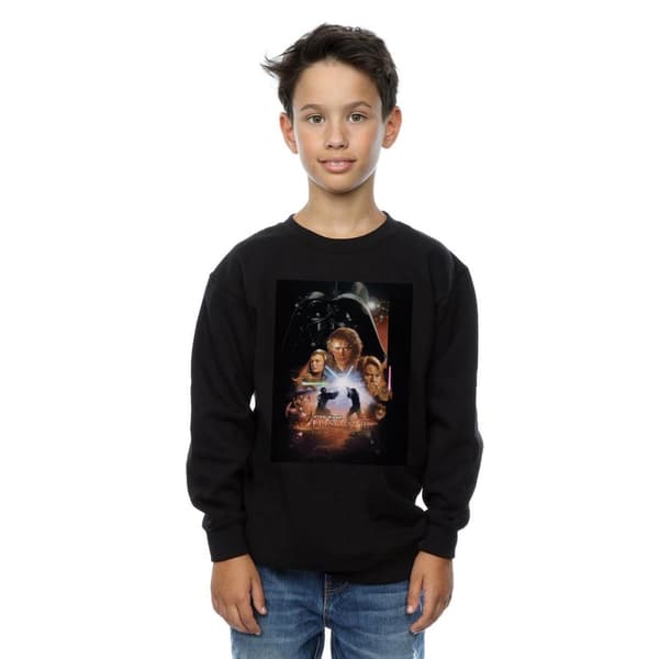 Star Wars Boys Episode III Movie Poster Sweatshirt